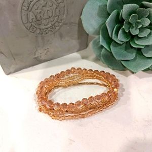 Blush Beaded Bracelets